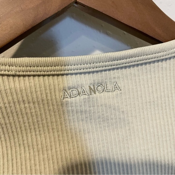 Adanola Rib Long Sleeve Crop Top - Picture 8 of 11